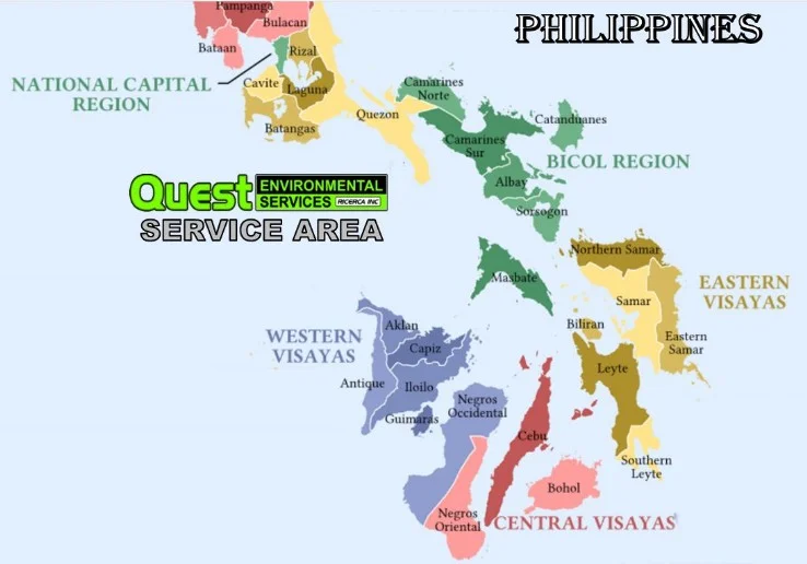 Quest Environmental Services service areas